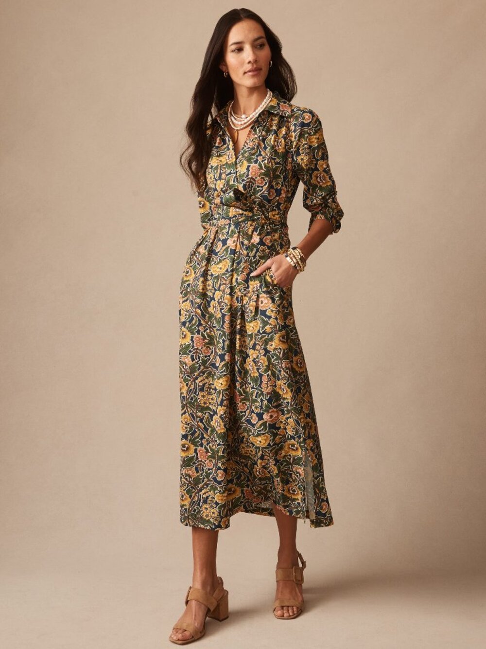 J McLaughlin Belle Dress in Bucolic Blooms NEW